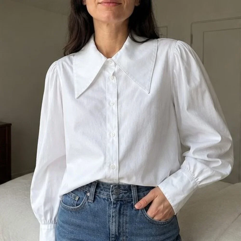 Cream Tunic Blouse